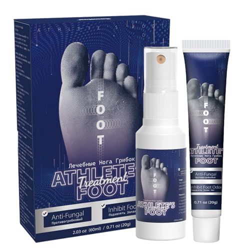 Spray contre les Mycoses des Pieds, Crème Fongicide contre les Mycoses des Pieds, Produits de Soins Pied Sprays