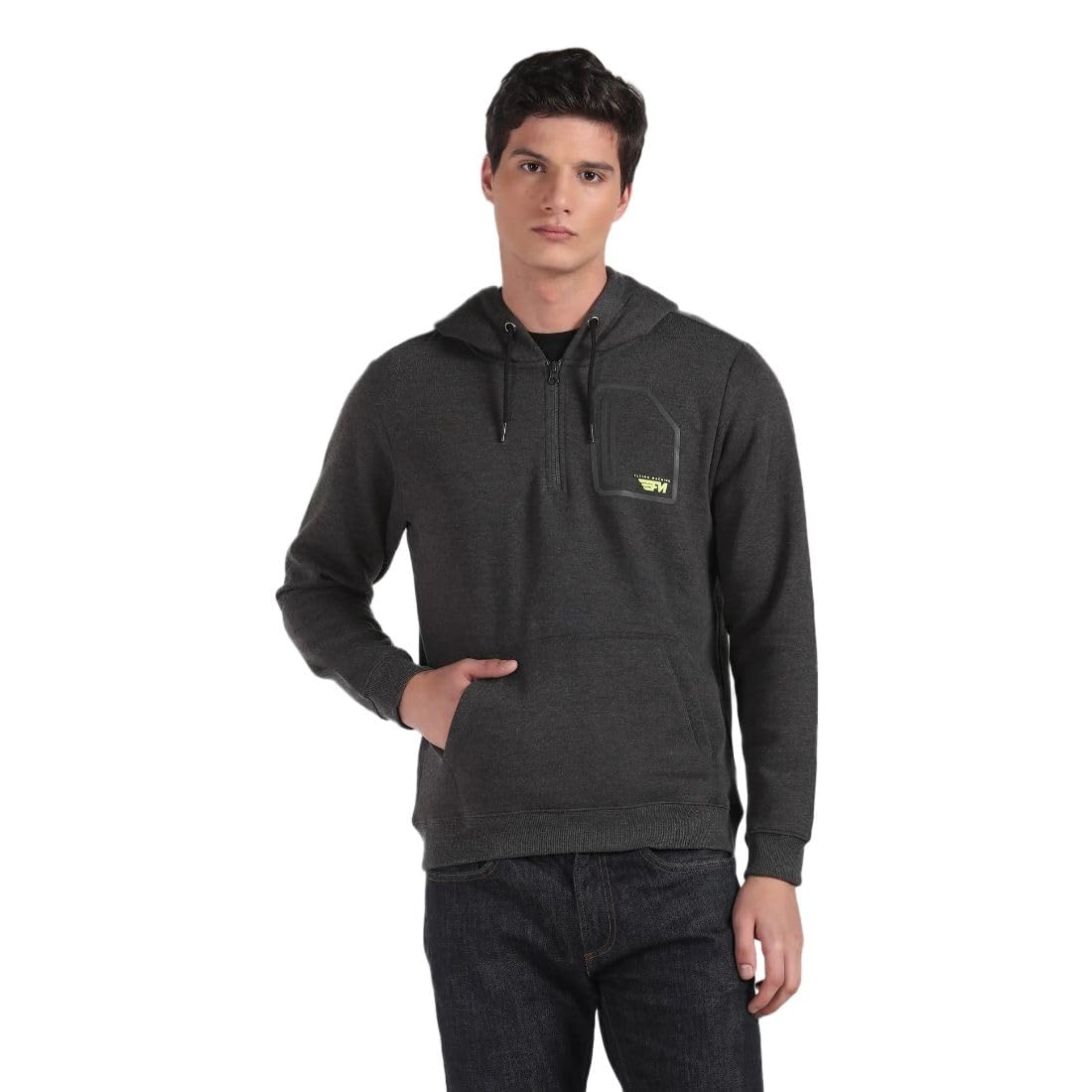 flying machine Men's Regular Fit Sweatshirt| Heathered-picture-48
