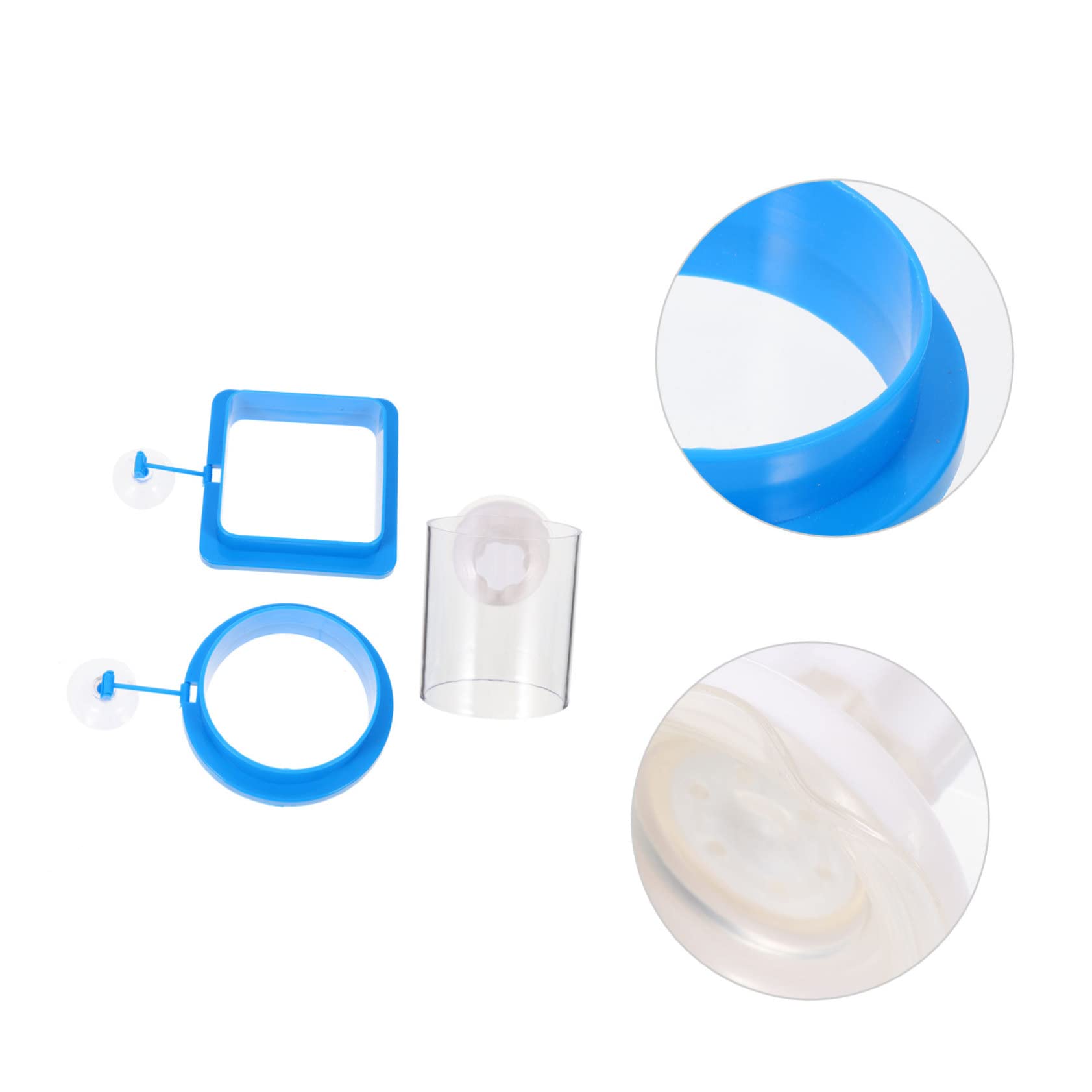Happyyami 9stücke Teiliges Fischfutterringe Schwimmende Futterspender Für Aquarien Geeignet Für Garnelen Und Tropische Fische Installieren Design Für Süß Und Salzwasser