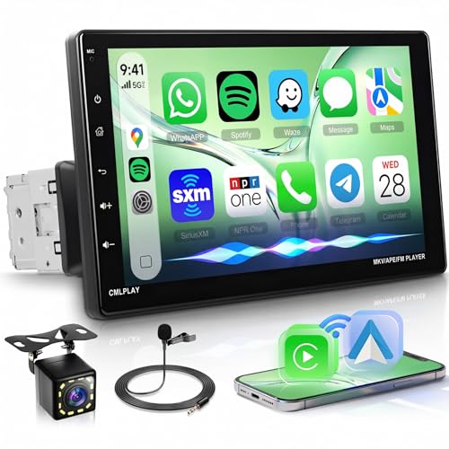 Rimoody Radio para Auto Single Din Pantalla Táctil 9'' miniatura 1