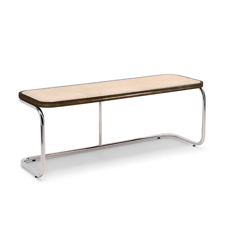 Amazon.co.jp: VeroMan ラタン編み ベンチ チェスカチェア