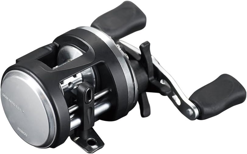 Jundao SEAHAWK-DA301 The Unique Taper Design ,Cerber Fiber Drag Washers Fishing Reel,7+1BB,Black,Ratio4.7:1