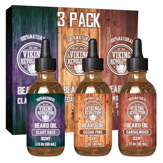 Viking Revolution 3-Pack Beard Oil Variety Set