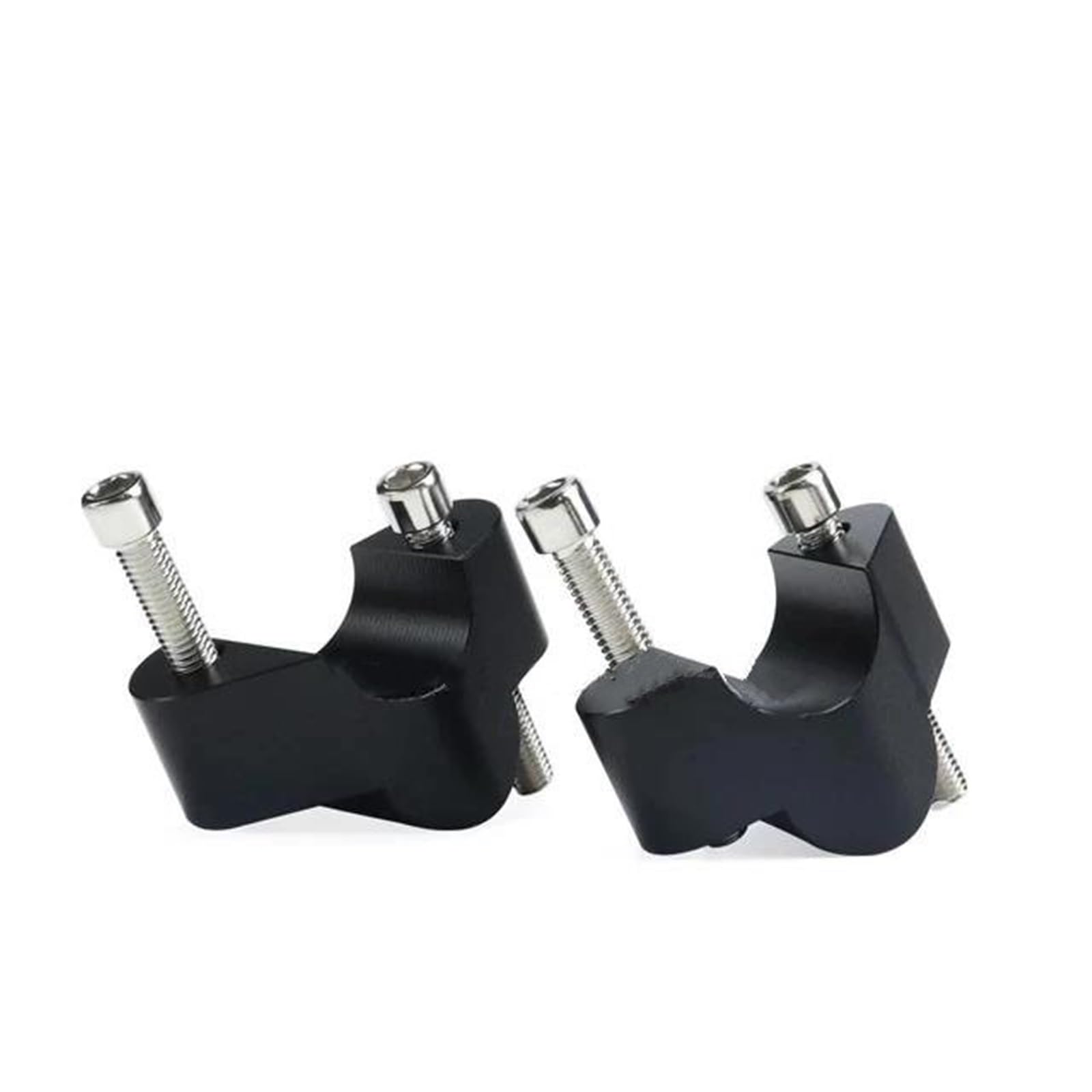 Abrazadera elevación manillar Ducati Multistrada V4 Rally alzas negras de aluminio 6