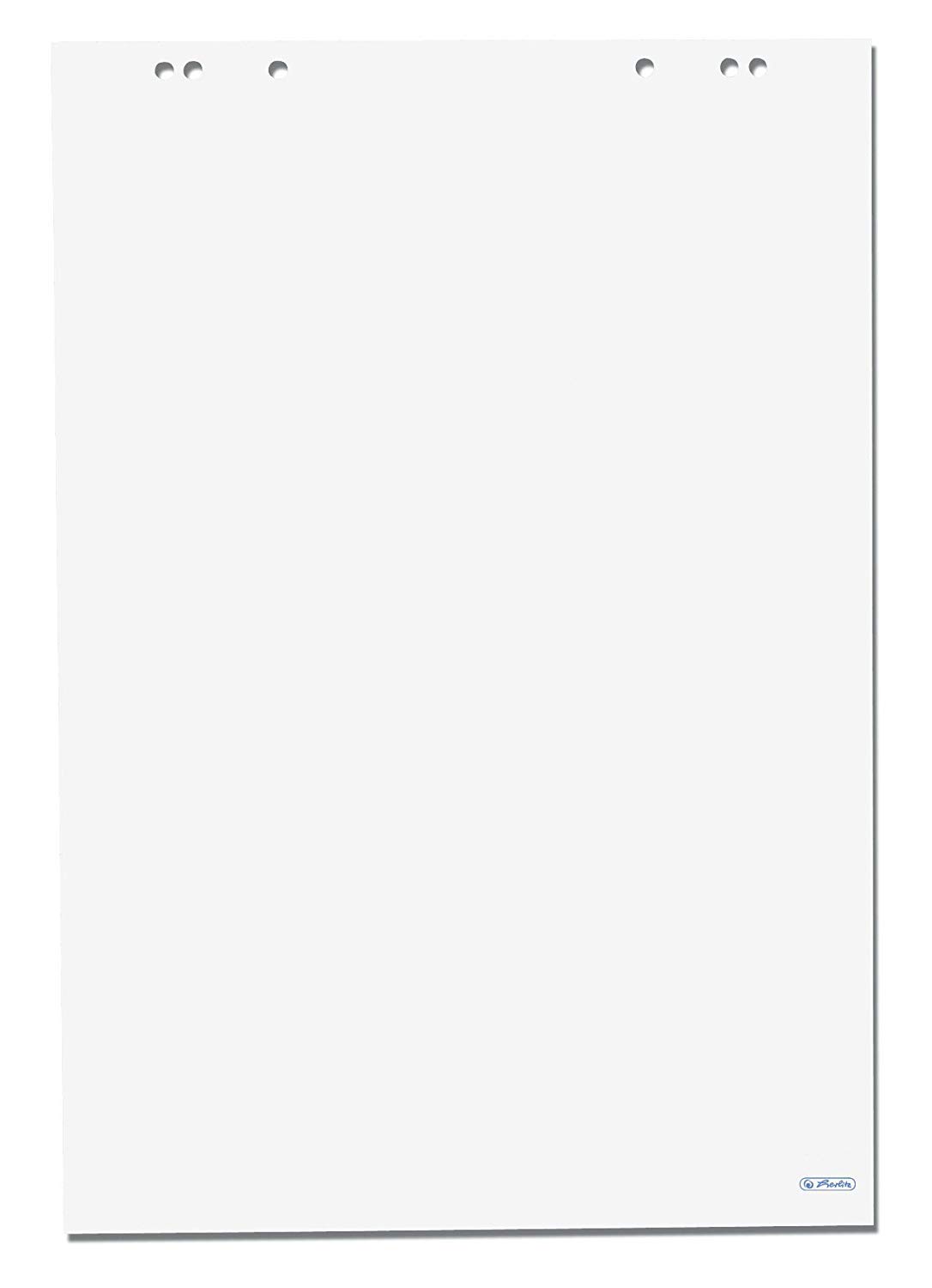 Herlitz Flipchartblock, 68x99cm 10 Böcke (5 Blöcke kariert/blanko + 5 Blöcke blanko/blanko)