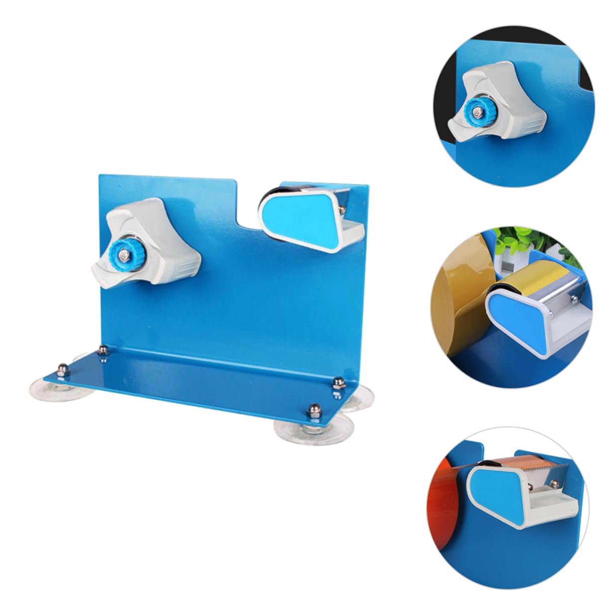 MAGICLULU Tagliacarte Professionale per Nastro, Dispenser da Scrivania da Tavolo Cutter Seghettato, Pratico Posizionamento Sul Banco