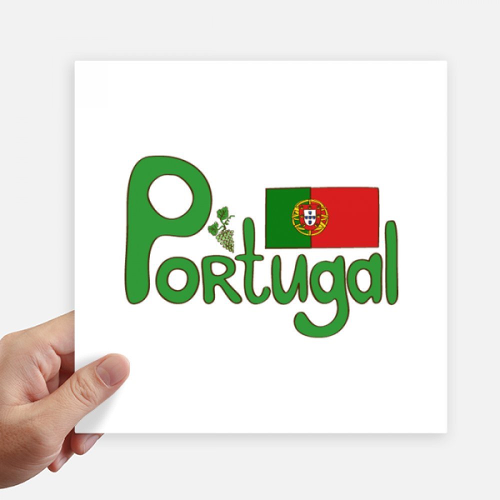 Autocollant drapeau Portugal 20cm pour valise moto et pc