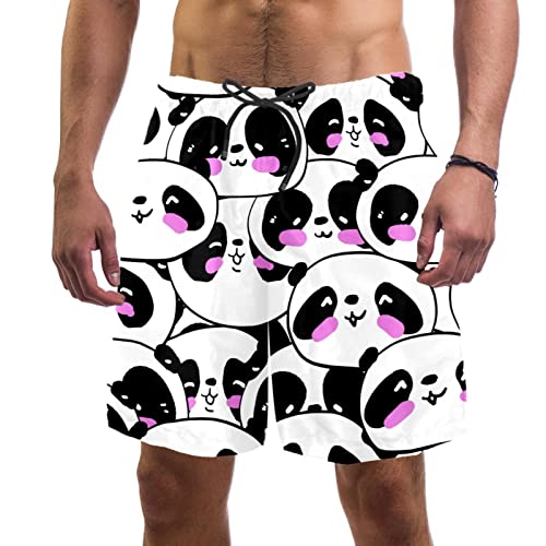 Maillots de bain hommes JDEZ pandas mignons short de plage