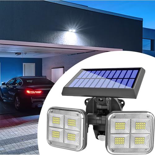 Luces solares con sensor de movimiento para iluminar zonas oscuras y pasos de garaje 3
