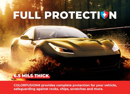 Image of ColorFusion PPF by VViViD, Gloss Midnight Sun Dry Apply PPF Vinyl Car Wrap Roll 1.3ft x 5ft