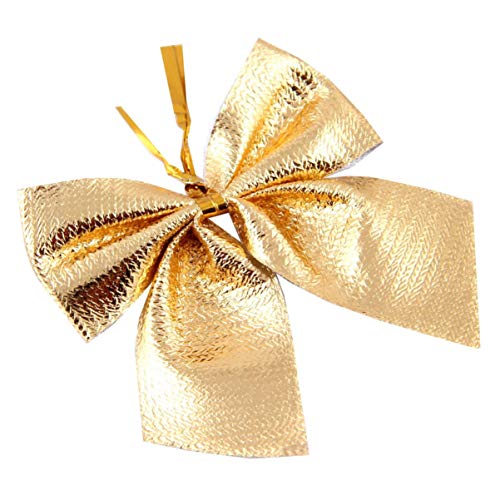 LEORX Natale Decorazioni Natale nastro archi rosso...