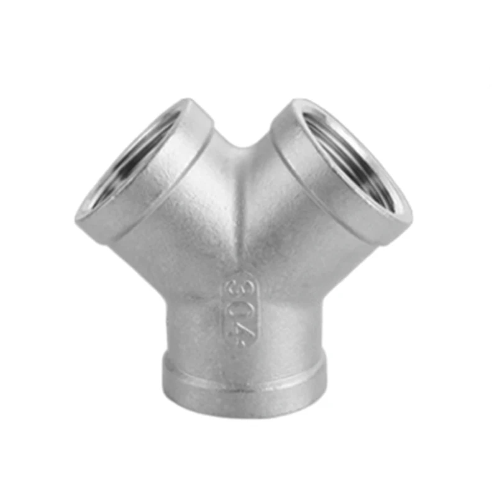 Conexión en T de 3 vías con rosca macho + macho + hembra, DN6/DN8/DN15/DN25, 1/4", 1/2", 3/4", 1" y 1-1/4", de acero inoxidable 304.(Red,1")