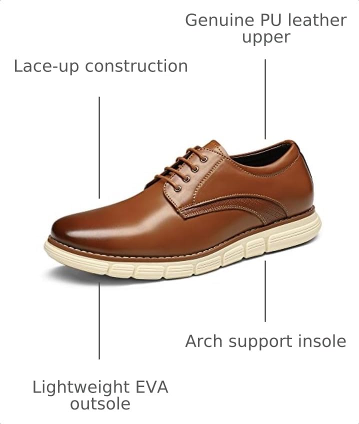 Image of Bruno Marc Men's Dress Sneakers Casual Oxford Formal Shoes