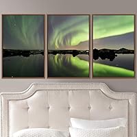 3 Piece Framed Canvas Wall Art Astronomy & Space Canvas Prints Home Artwork Decoration for Living Room,Bedroom - 16
