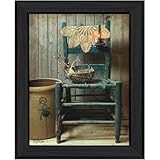 Trendy Decor 4U BOY375-405 This Old Chair Wall Art By Susie Boyer - Farmhouse Still Life 18' H x 14' W