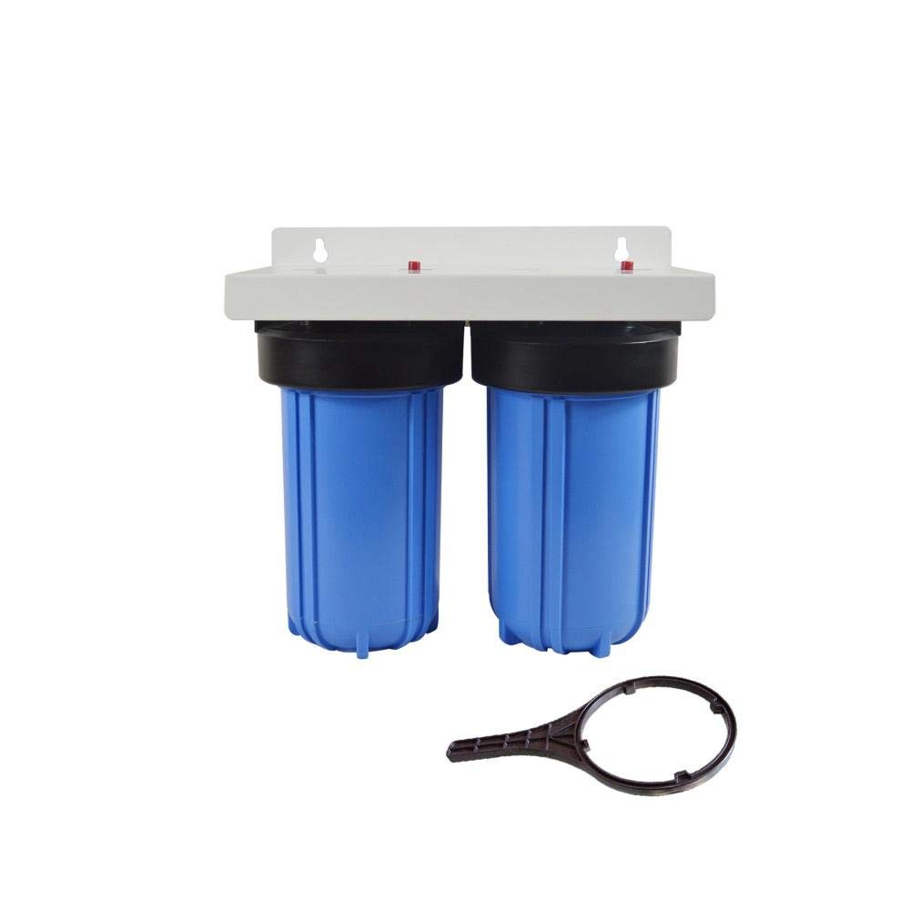 Puri Pro Whole House Filters Jumbo For Main Line & Irrigation Water Purification - Two Stage - 10" Jumbo