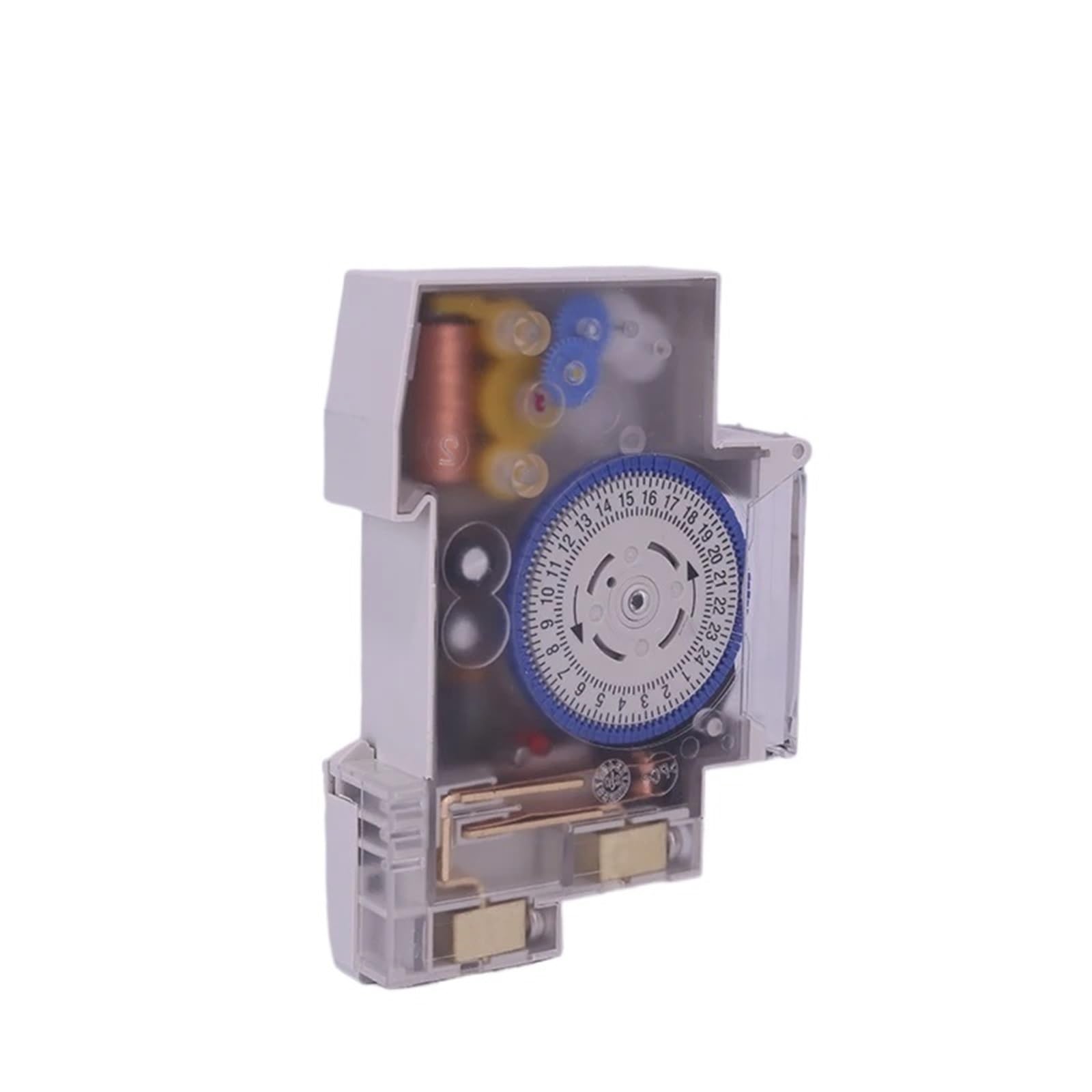 Mechaniczny wyłącznik czasowy SUL180A, programowalny timer 15 minut 24 godziny, 220 V, szyna DIN, analogowy wyłącznik czasowy