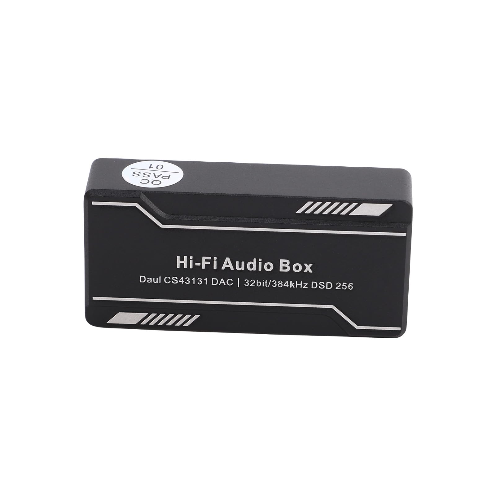 Dilwe Amplificatore Stereo, Amplificatore DAC Portatile con Uscite da 4,4 Mm+3,5 Mm, Potenza Bilanciata da 220 MW per Cuffie HiFi, Design Compatto in Lega di Alluminio per Monitoraggio in Studio