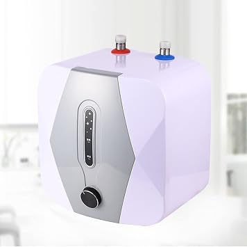 Mini Tank Water Heater, 1.5Kw Under Sink Small Electric Shower Waterheater, 110V Compact Instant Hot Water Heaters for Kitchen,Restaurant, Rv - Wall or Floor Mounted