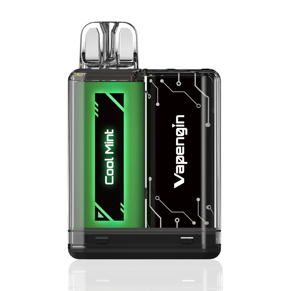 VAPENGIN MINI ベイプエンジン ミニ 持ち運びシーシャ シーシャ 持ち運び 電子タバコ ベイプ vape 使い捨て 使い切り 携帯用 お出かけ用 フレーバー メンソール 強い タバコの代わり (MINI クールミント1個)
