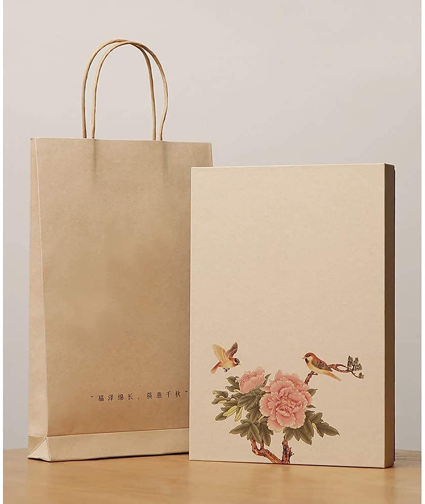 Baguettes japonaises réutilisables Baguettes en métal 10 Paires Baguettes réutilisables Coffret Cadeau, Baguettes Chinoises en Bois Naturel avec tête en métal Boîte Faite à la Main(B-25Cm)