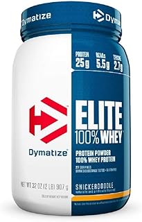 Elite Whey Protein Sabor Baunilha (907g) - Dymatize