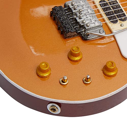 Axman Steve Hackett (Genesis) – Réplique de guitare miniature – Cadeaux musicaux – Ornement fait à la main – Comprend… - Les Beatles, Paul McCartney, John Lennon, RIngo Starr, George Harrison Axman Steve Hackett (Genesis) – Réplique de guitare miniature – Cadeaux musicaux – Ornement fait à la main – Comprend… – Image 5