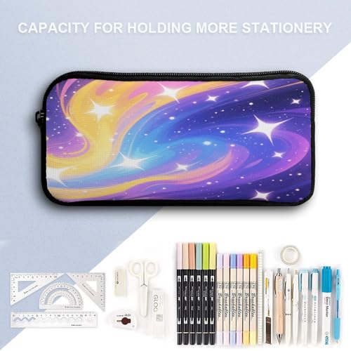 Printed Backpack With Lunch Pack Storage Box Case Colorful Galaxy 3pcs Lightweight Travel Backpack4