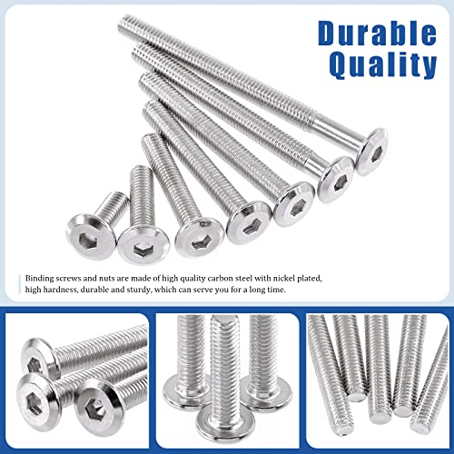 Glarks 85PCs M6 x 16/25/35/45/55/65/75mm Hex Drive Socket Head Cap Bolts & Screws Kit - Image 4