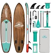 WNOVA Inflatable Paddle Boards for Adults and Youth, 11'x33 Stand Up Paddle Board with SUP Access...