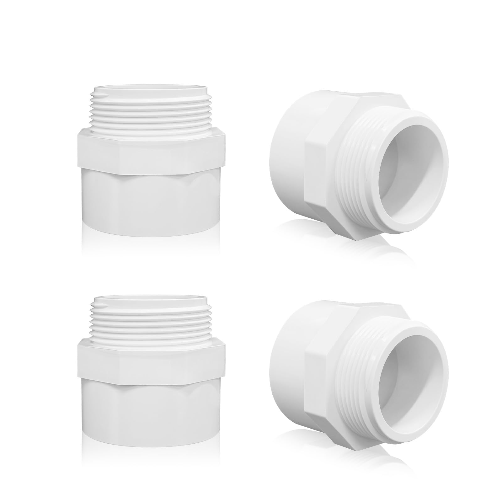 Photo 1 of QruiLanTu 1 1/2" PVC Pipe Coupling Adapter