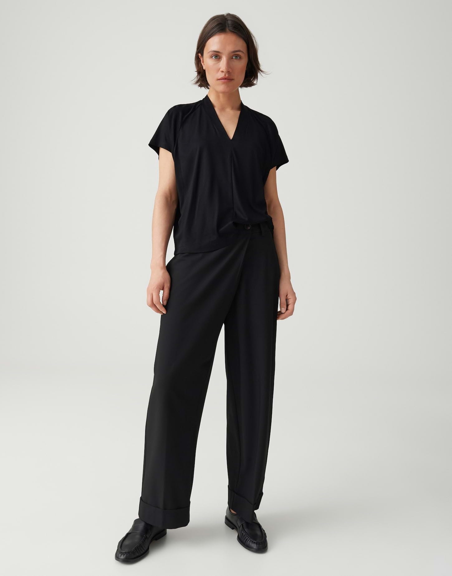OPUS Damen Kurzarmshirt | Jerseyshirt aus ECOVERO™ Viskose Regular Fit