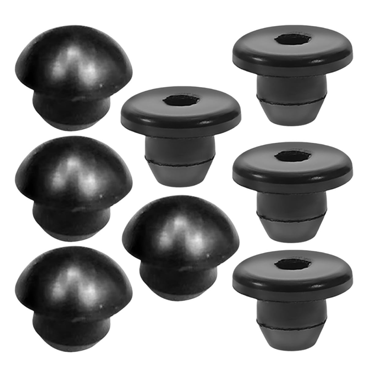KOMBIUDA 8 Tapones de Goma para Gato Hidráulico de Botella Tapón de Llenado de Aceite 4 Tapones Tipo Copa Sellador de Fugas para Gato de Piso Repuesto Jack Hidráulico