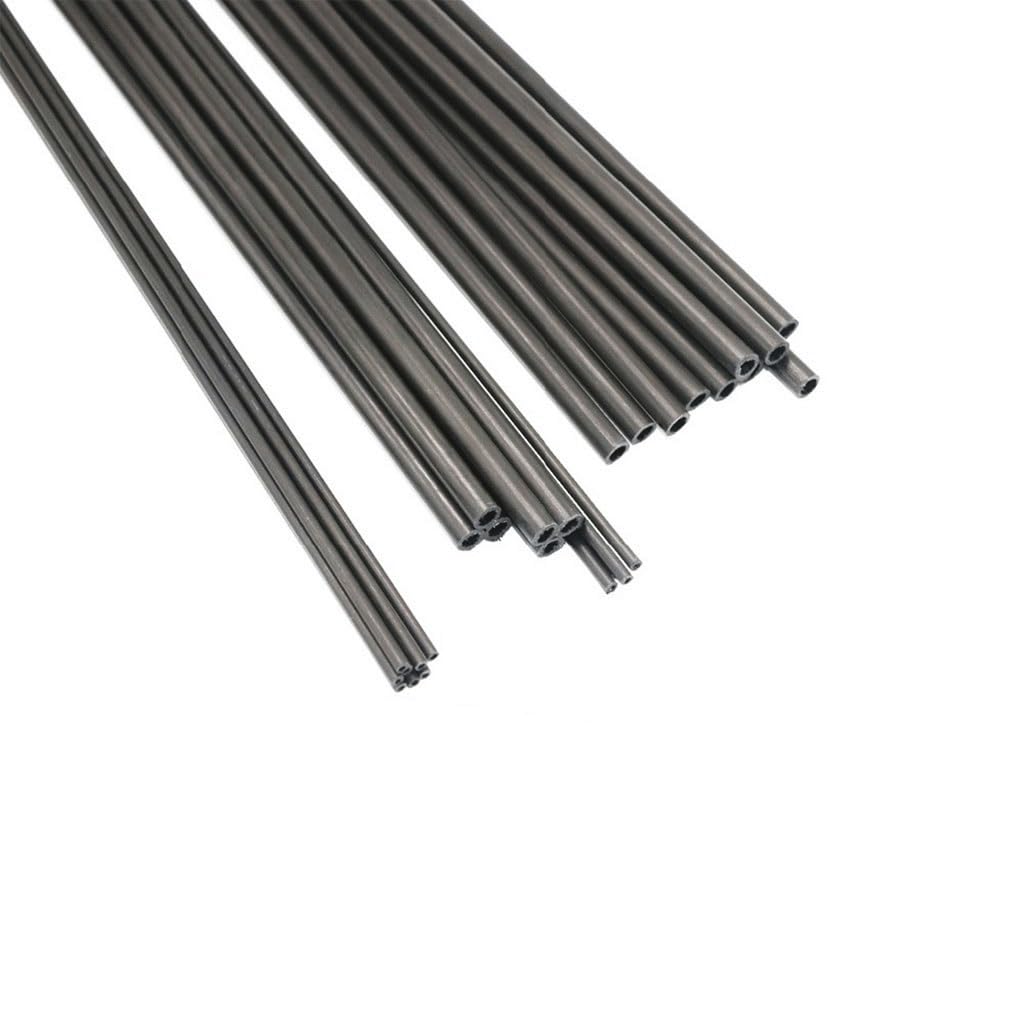 16 sztuk rur z włókna węglowego 500mm drążone pręty(500x5x4mm)