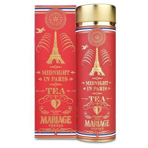 MIDNIGHT IN PARIS Red tea Rooibos Thé Parisien
