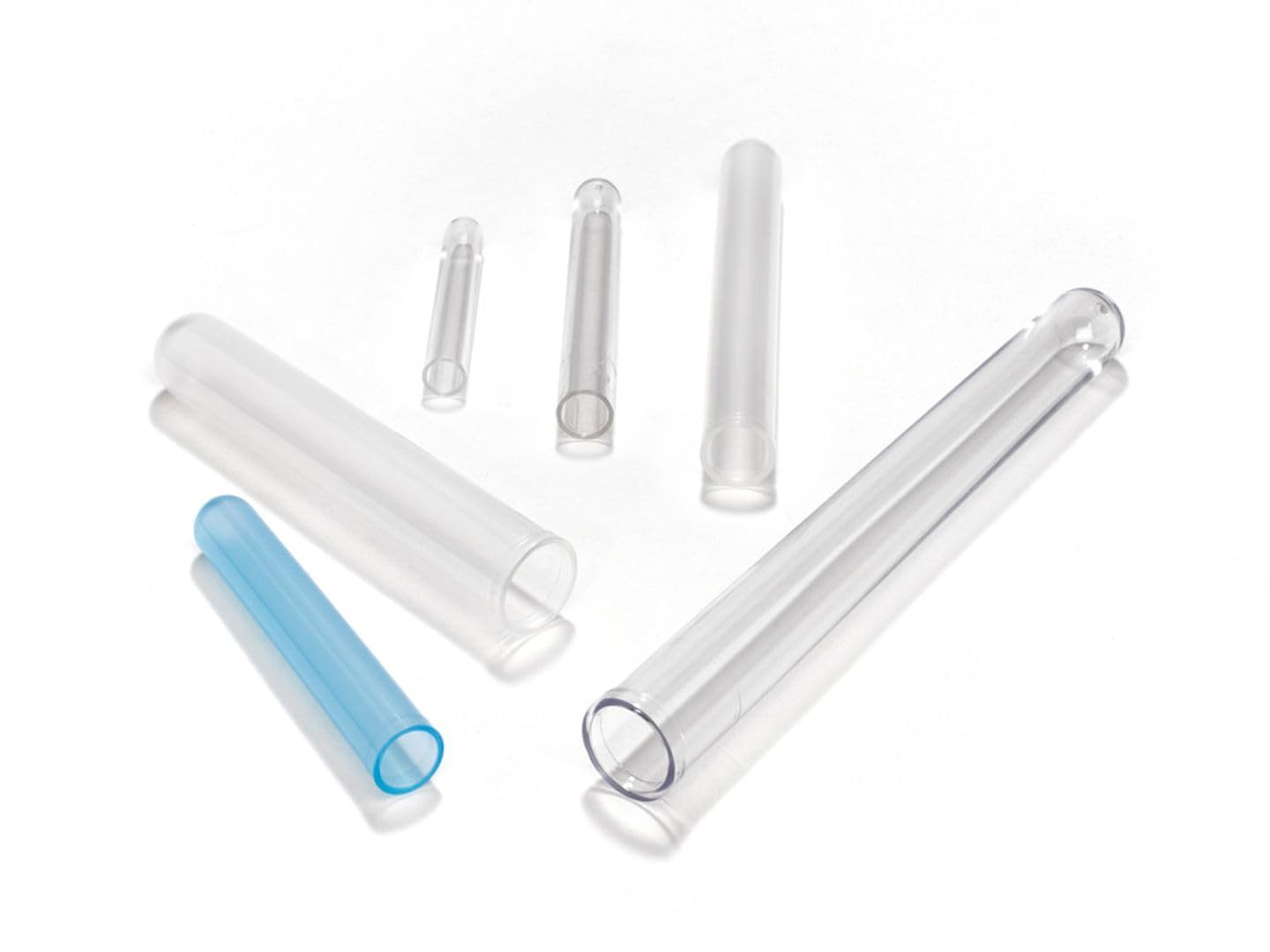 Caplugs Evergreen 214-2070-010 General Purpose Test Tubes TT Series, 17mm (D) x 100mm (H), 16 mL, Polystyrene, Laboratory Testing, Clarity, Mild Acid, Transparent, Natural, Pack of 250 (99192921)