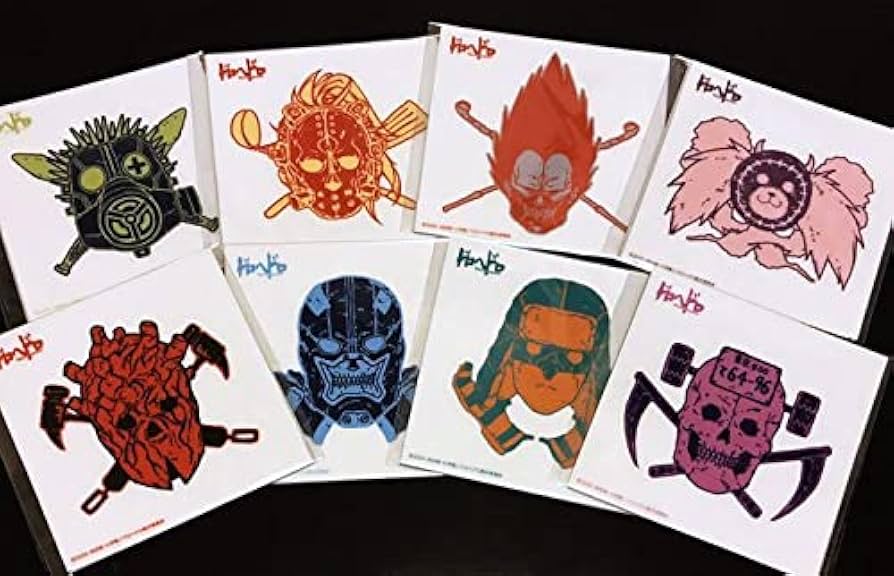 Amazon.co.jp: ドロヘドロ ステッカー カイマン 二階堂 煙