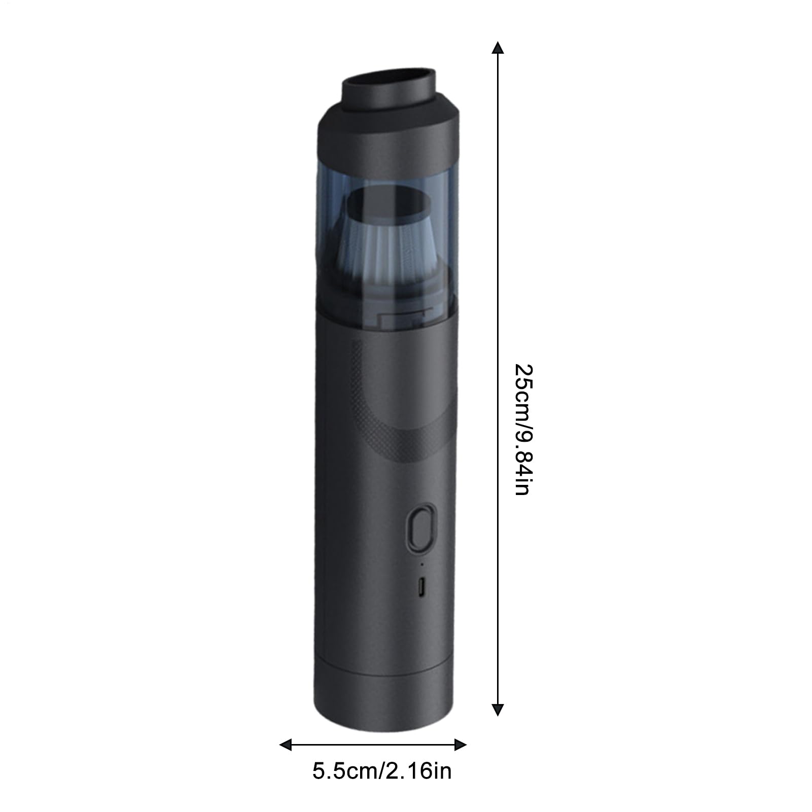 Aspiradora inalámbrica para Coche, Alta Potencia 19000 Pa, 200 W Recargable por USB, Ideal para Pelo de Mascotas en el Coche y el hogar