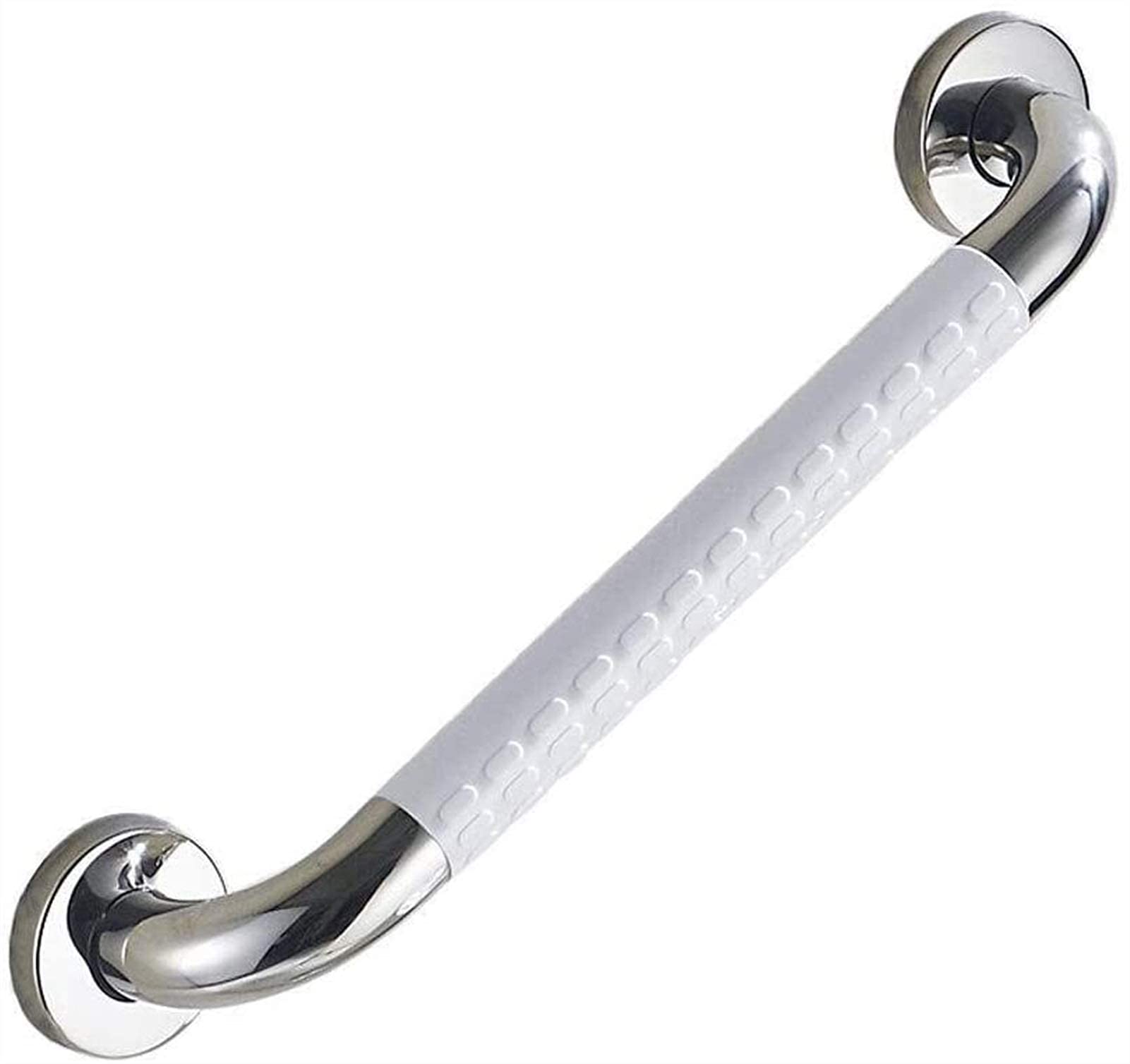 Barre de sécurité salle de bain antidérapante toilette blanche 48 cm