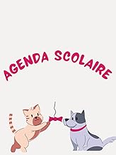 Agenda Scolaire: Cahier De Texte |Septembre à Juillet Pour Fille Garçon Primaire Collège Lycée Etudes Supérieures Etudiant Enseignant | Format A4 En Français|Thème Chat