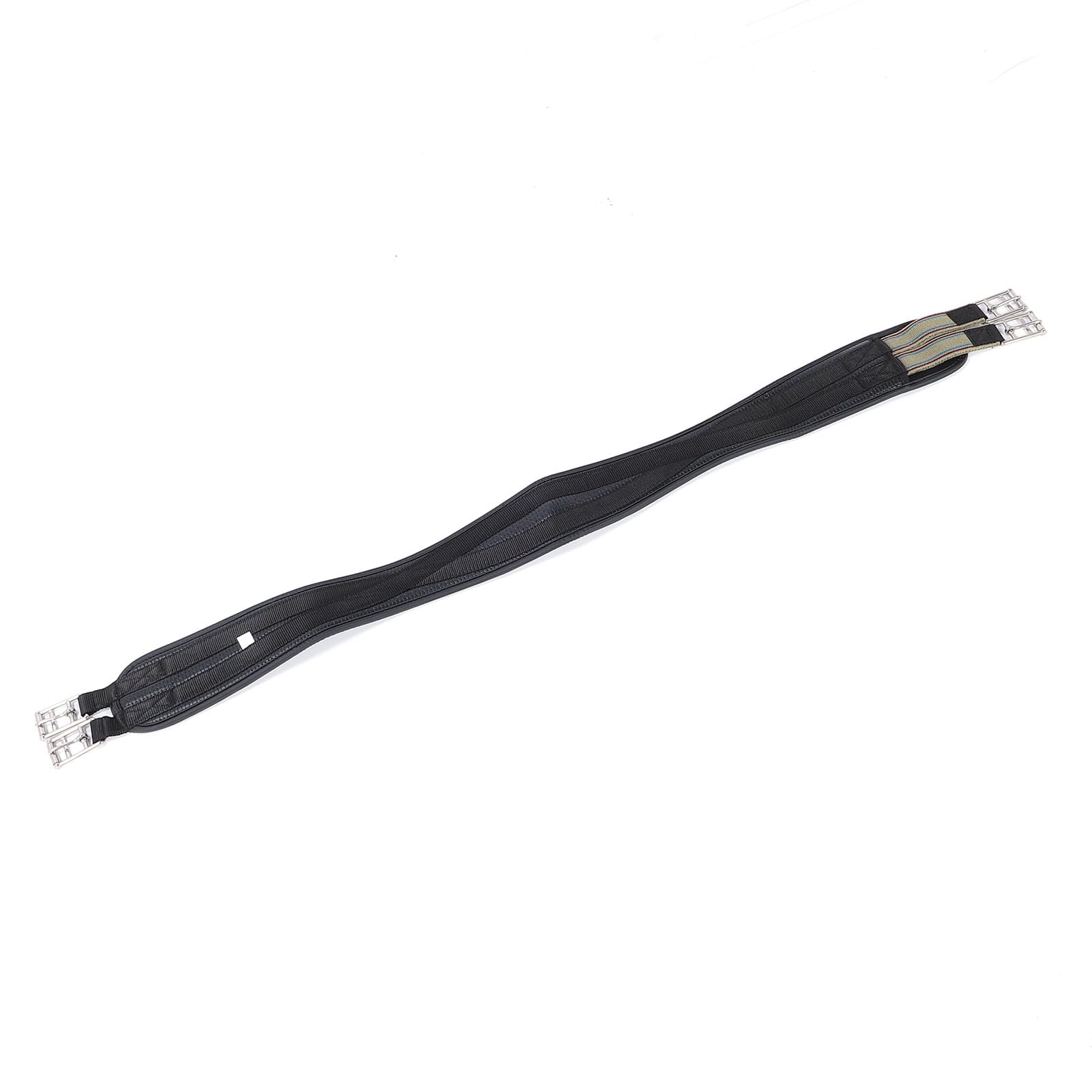 Cincha Inglesa, Hebilla Antideslizante de Acero Inoxidable Cincha de Caballo de Fácil Ajuste, sin Rozaduras con Diseño Contorneado de Cuero de PU Comodidad Transpirable para Entrenamiento de
