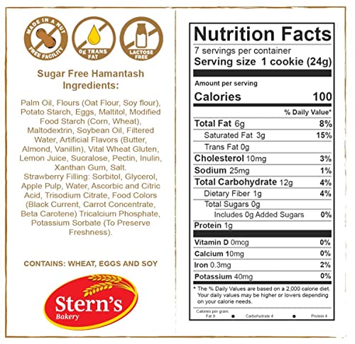 Sugar Free Pastries | Hamentashen - Shortbread Cookies | Chocolate Croissants | Diabetic Cookies For Adults | Low Carb Breakfast Pastries | Prime Delivery | Stern's Bakery #TOP4