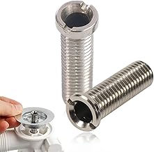 GZNB 2 Pièces Argent M12 x 30 mm Vis pour Panier D'évier Acier Inoxydable Vis Creuse Vis de Bonde, pour Bonde evier Cuisine Lavabo Cuisine Accessoires pour évier de Cuisine
