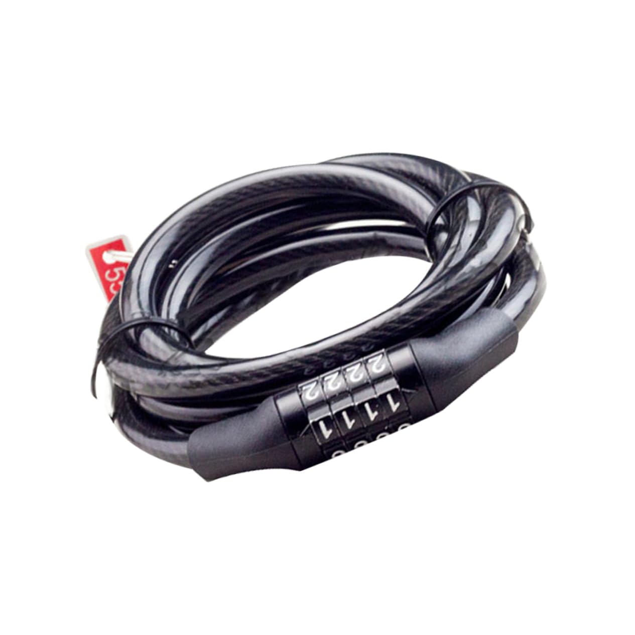 NAMOARLY Heavy Duty Bike Combination Lock Sturdy Cable Security Lock for Bicycles Motorcycles and Scooters Keyless Password Protection for Enhanced Safety Black