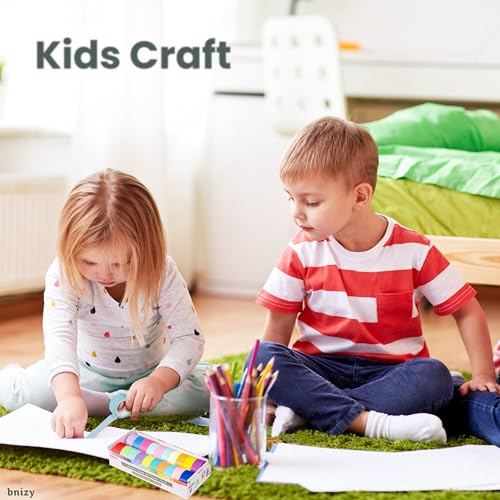 bnizy 20Pcs Fita Washi Colorida, Material de Arte Infantil Fita Colorida, Fita Artesanal Diy, Rolos