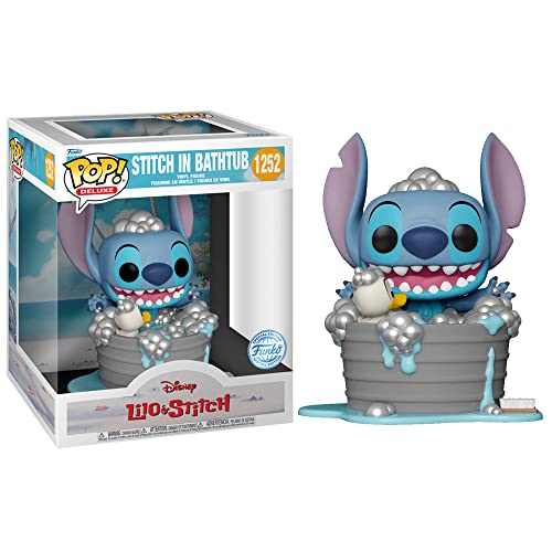 Funko Disney Pop! Deluxe Vinyl Stitch in Bathtub Figure 9cm, Multicolor, 9 cm - Image 3