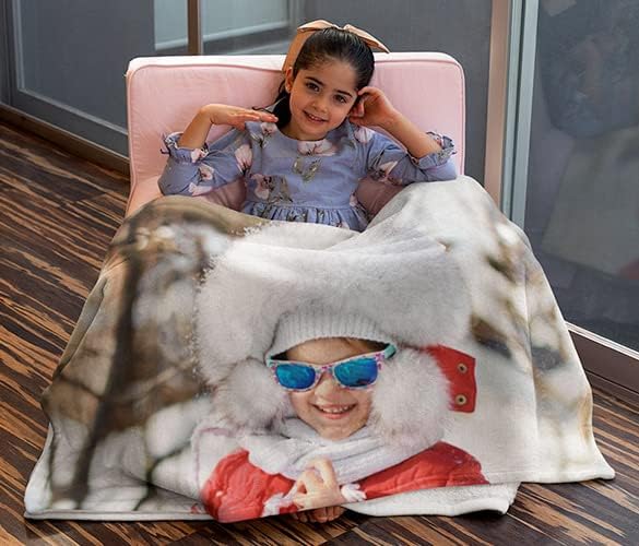 Canvas Champ Design - Mantas de vellón Sherpa para bebé, tamaño Quuen, 60 x 80 pulgadas