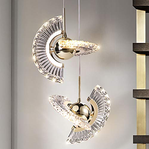 Luminaire suspendu cristal à diffusion 360° pour éclairage séjour - 3