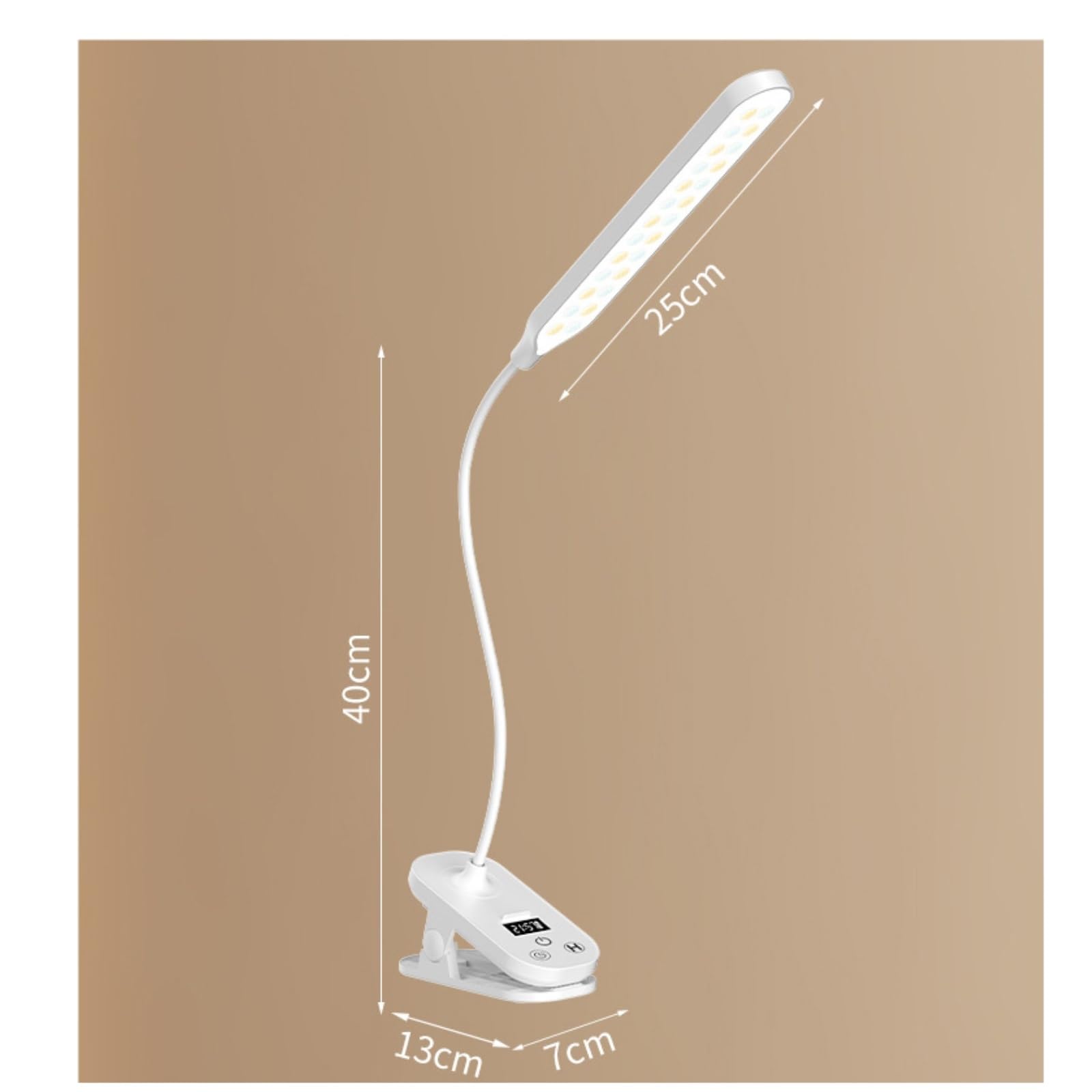 Ochrona Oczu Ściemnialna Lampa Biurkowa Chroniąca Oczy Z Regulowaną, Elastyczną Szyjką Lampa Biurkowa