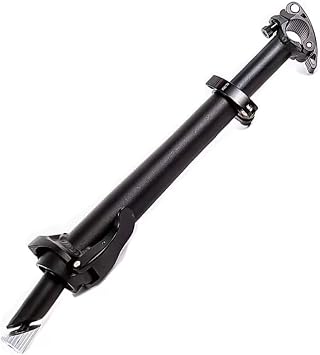 Left Folding Stem Aluminum Alloy 25.4mm25.4mm Adjustable Stem with Teeth Folding Riser Stem Set Bicycle Accessories